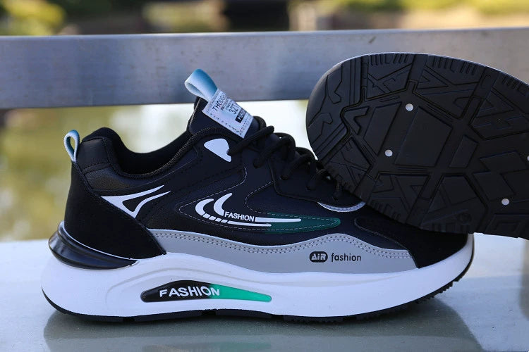 Spring Leather Waterproof Trendy Casual Soft Bottom Shoes Fashion