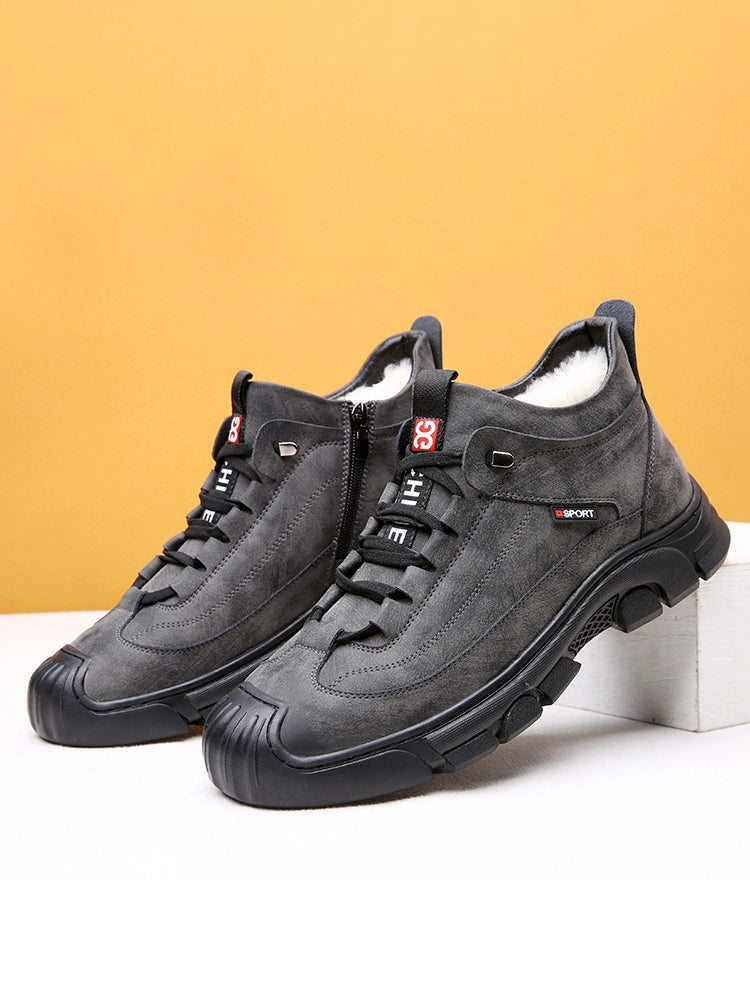 Winter Warm Dad Middle-Aged Elderly Men's Casual Shoes Sport