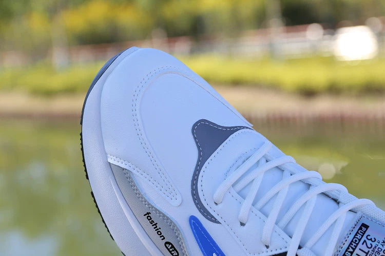 Spring Leather Waterproof Trendy Casual Soft Bottom Shoes Fashion