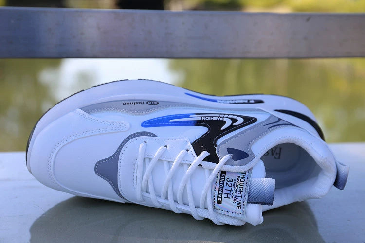 Spring Leather Waterproof Trendy Casual Soft Bottom Shoes Fashion