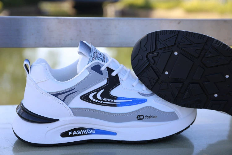 Spring Leather Waterproof Trendy Casual Soft Bottom Shoes Fashion