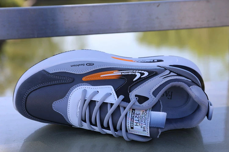 Spring Leather Waterproof Trendy Casual Soft Bottom Shoes Fashion