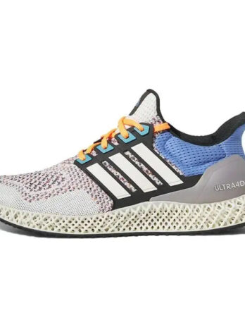 Adidas Ultra 4D Chalk Blue Fusion Orange Sneaker Shoes HP9735