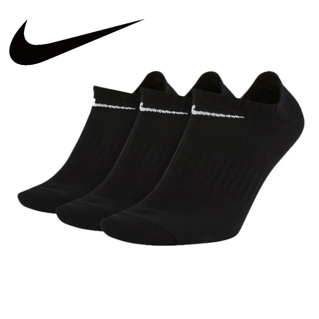 Nike Unisex Lightweight and Quick-Drying Training Socks 3 Pairs Autumn Support Socks Comfortable and Soft Nike