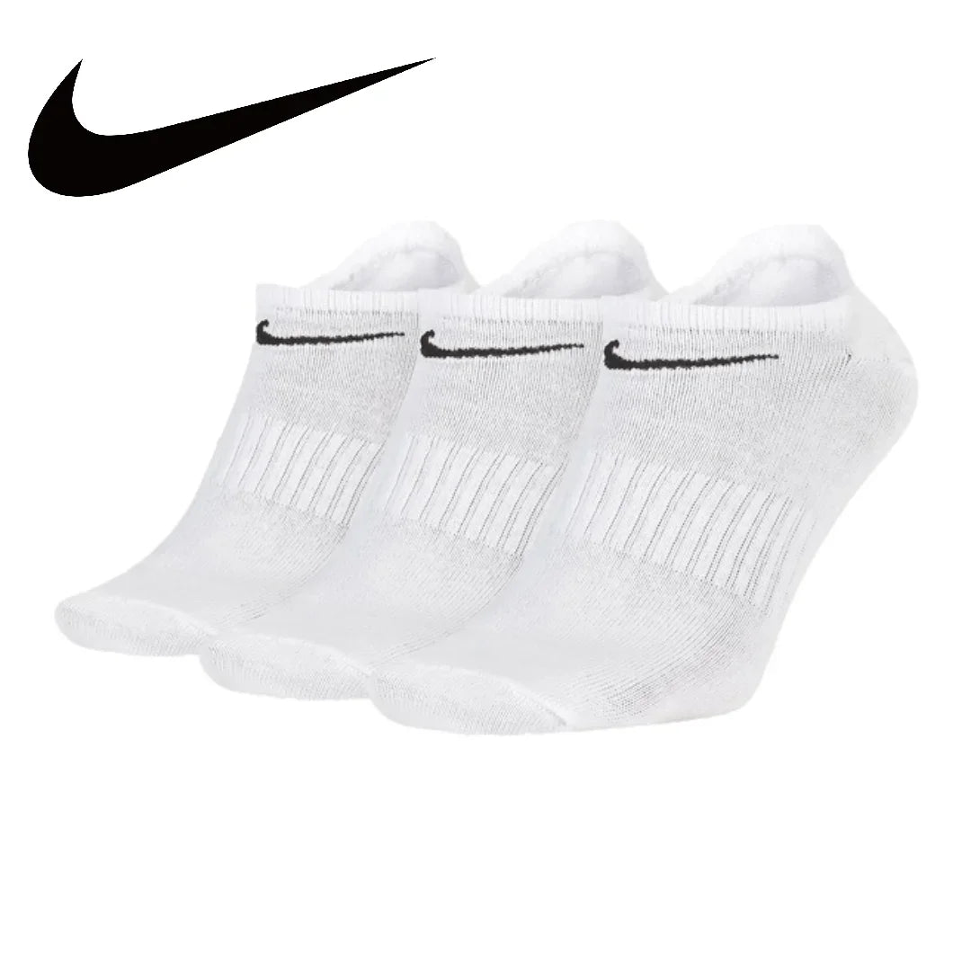 Nike Unisex Lightweight and Quick-Drying Training Socks 3 Pairs Autumn Support Socks Comfortable and Soft Nike