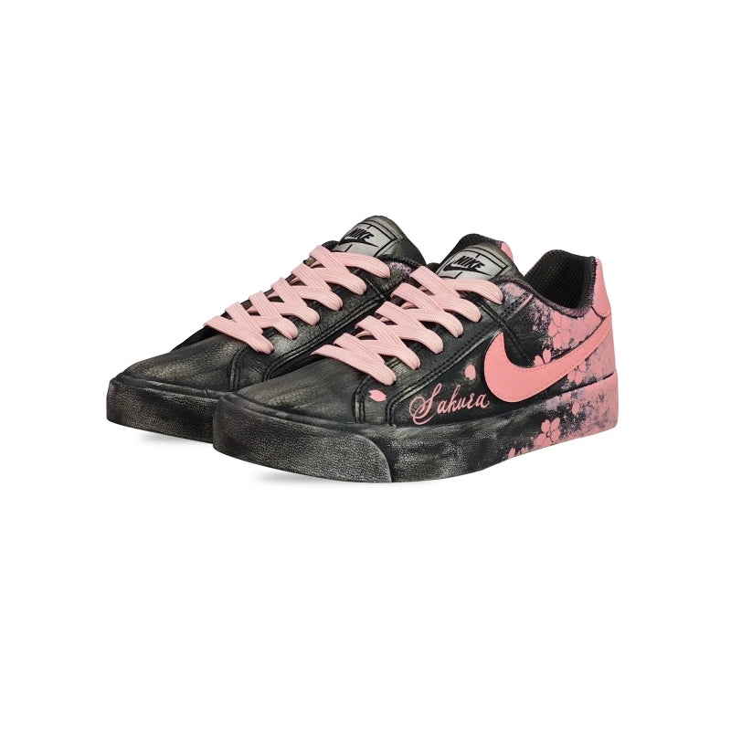 Nike Court Royale Skateboarding Shoes Unisex Low-top Pink-AO2810-102 Nike