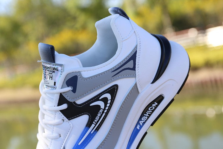 Spring Leather Waterproof Trendy Casual Soft Bottom Shoes Fashion