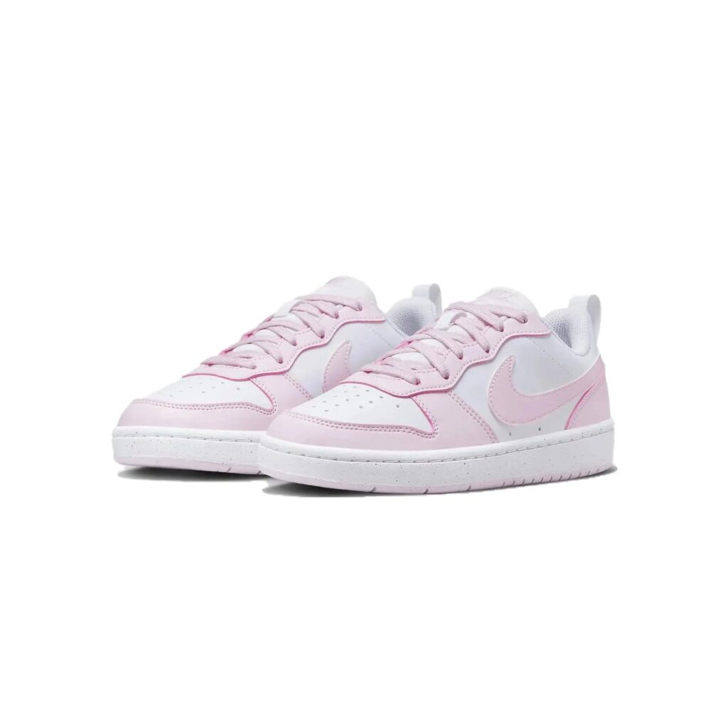 Nike Court Borough Comfortable and Versatile Youth Nike Shoes Anti slip and Durable Children Board Shoes Low cut Women Shoes CATG Sports Footwear